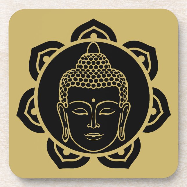 Buddha Wall Art Decor Chakra Decor Coaster (Front)