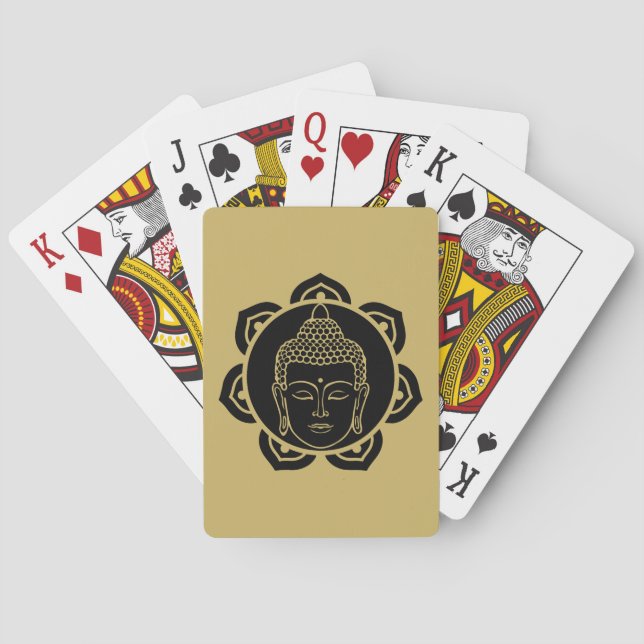 Buddha Wall Art Decor Chakra Decor Playing Cards (Back)