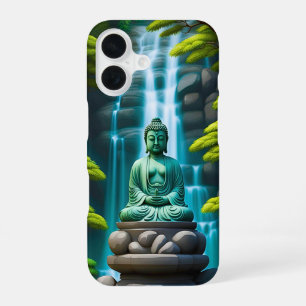Buddha Waterfall iPhone 16 Case
