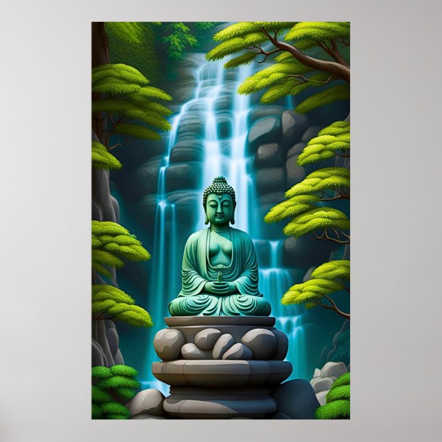 Buddha Waterfall Poster (Front)