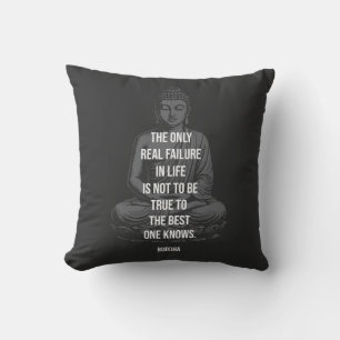 Buddha Wisdom: True to Your Best Self Throw Pillow