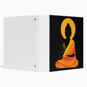 Buddha YingYang Zen Yoga, Relax, Enjoy Life Binder