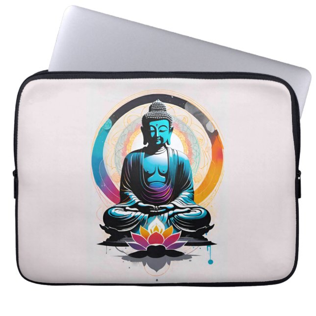 Buddha Zen Art  Laptop Sleeve (Front)