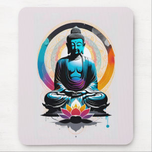 Buddha Zen Art  Mouse Pad