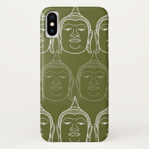 Buddha Zen Asian Modern Art Pattern iPhone Case