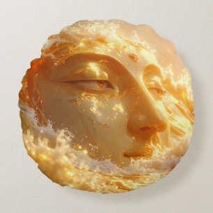 BUDDHA - ZEN BUDDHISM ROUND PILLOW