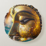 BUDDHA - ZEN BUDDHISM ROUND PILLOW<br><div class="desc">Via this collection we present you our exclusive ZEN BUDDHISM inspired designs that were made as motivational support for your journey towards peace,  inner balance,  harmony,  bliss,  kindness and empathy...  Let's Color Your World !!</div>