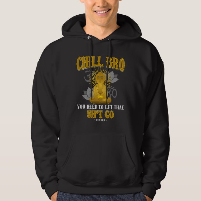 Buddha Zen Diamond Lotus Yoga Hoodie (Front)