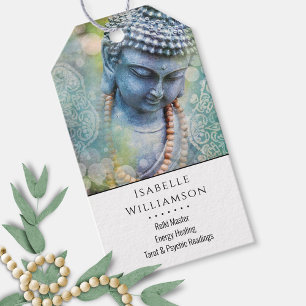 Buddha Zen Reiki Yoga Meditation Sacred Spiritual  Gift Tags
