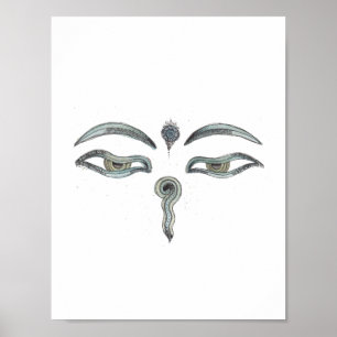 Buddha's Eyes Print