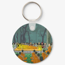 Buddha's Final Nirvana Keychain