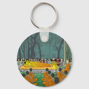 Buddha's Final Nirvana Keychain