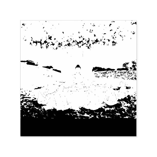 Buddha's First Sermon Teaching Self-inking Stamp (Design)