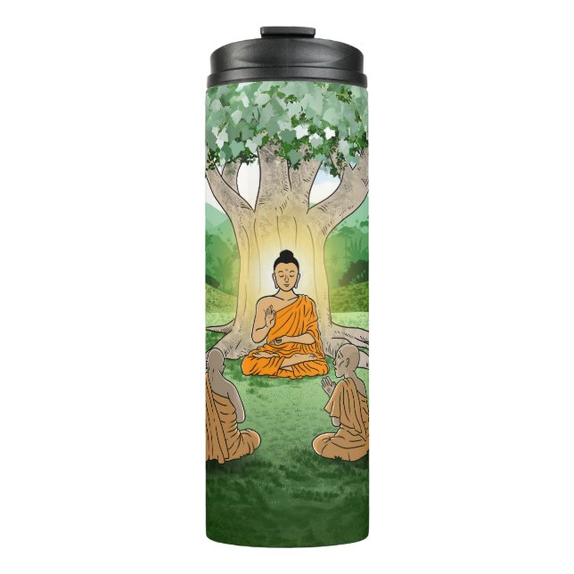Buddha's First Sermon Teaching Tumbler (Front)