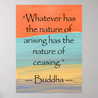 Buddha's Genuine Inspirational Quote Typography Poster