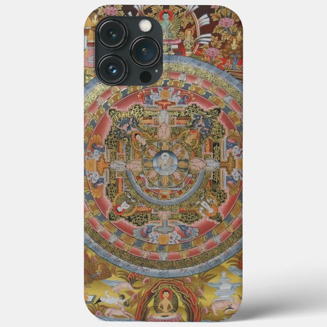 Buddha's Life Mandala Case-Mate iPhone Case (Back)