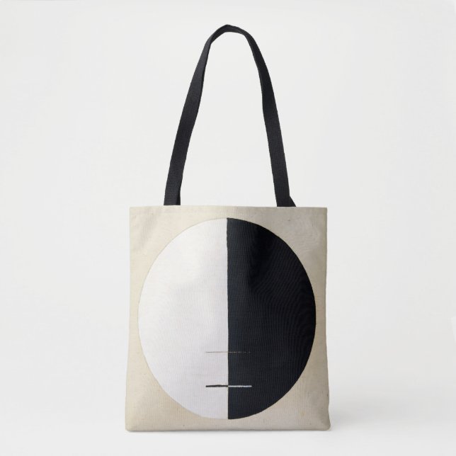 Buddha's Standpoint Earthly Life by Hilma Klint Tote Bag (Front)