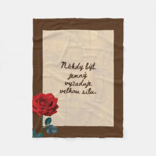 BuddhaToday #6 Útulný Buddha   Fleece Blanket