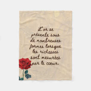 BuddhaToday #7 Cozy Buddha Vintage Blanc Miami 🌹  Fleece Blanket