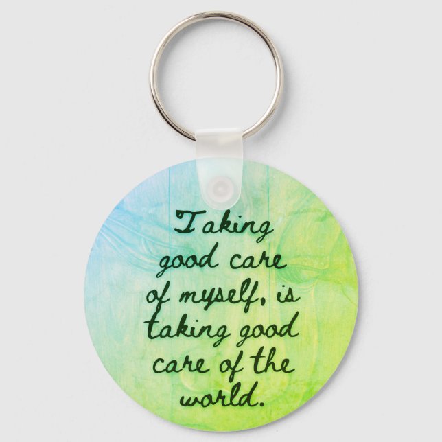 BuddhaToday #8 Carry a Quote Key Chain (Front)