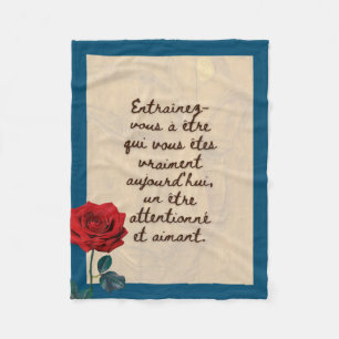 BuddhaToday #9 Cozy Buddha Fleece Blanket