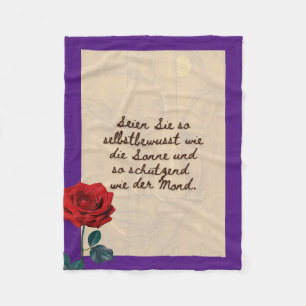 BuddhaToday #9 Gemütlicher Buddha  Fleece Blanket