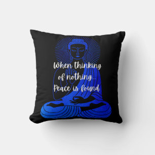 BuddhaToday Peace Pillows # 3 - Throw Pillow 