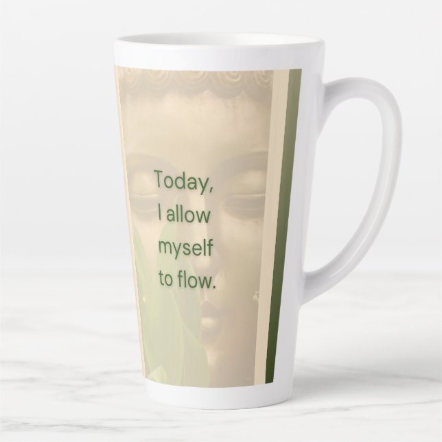 BuddhaToday V2 #1 Zen Latte Mug (Right)