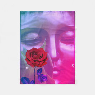 BuddhaTodayV2 #21 Cozy Buddha  Fleece Blanket