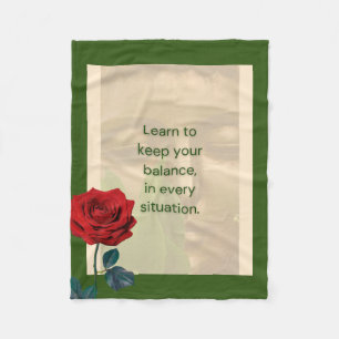 BuddhaTodayV2 #27 Cozy Buddha  Fleece Blanket