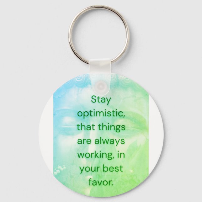 BuddhaTodayV2 #8 Carrie a Quote Key Chain  (Front)