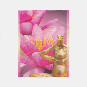 BuddhaTodayV3.pnk #2 Cozy Buddha Fleece Blanket
