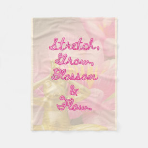 BuddhaTodayV3.pnk #5 Cozy Buddha Fleece Blanket
