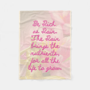 BuddhaTodayV3.pnk #7 Cozy Buddha Fleece Blanket
