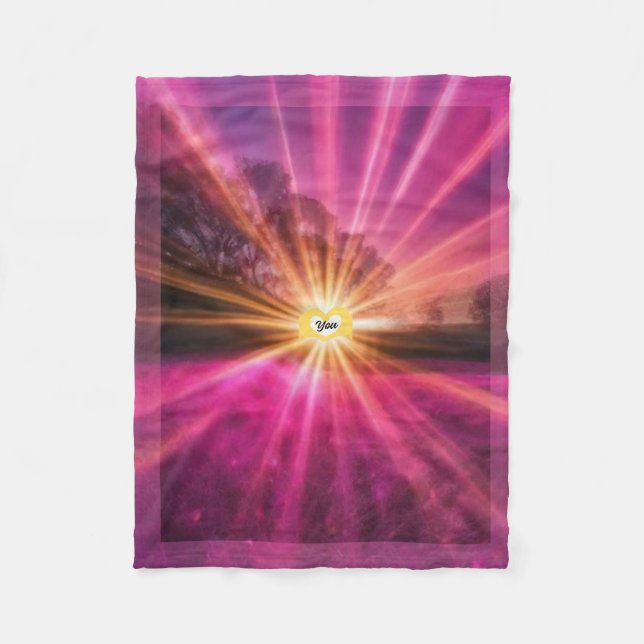 BuddhaTodayV4 #32 Cozy Buddha Fleece Blanket (Front)