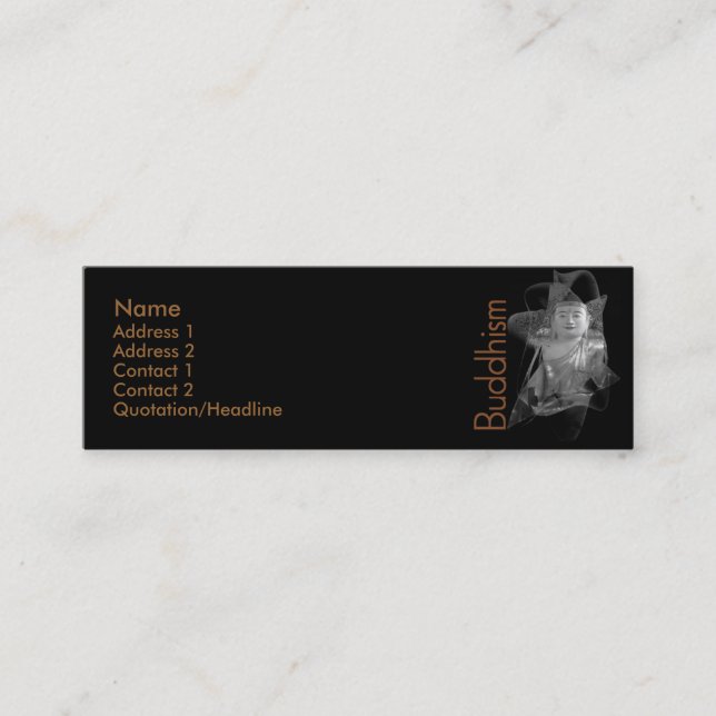 Buddhism Business Card (Front)
