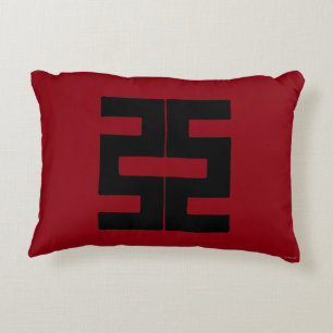Buddhism: Double Axe Decorative Pillow