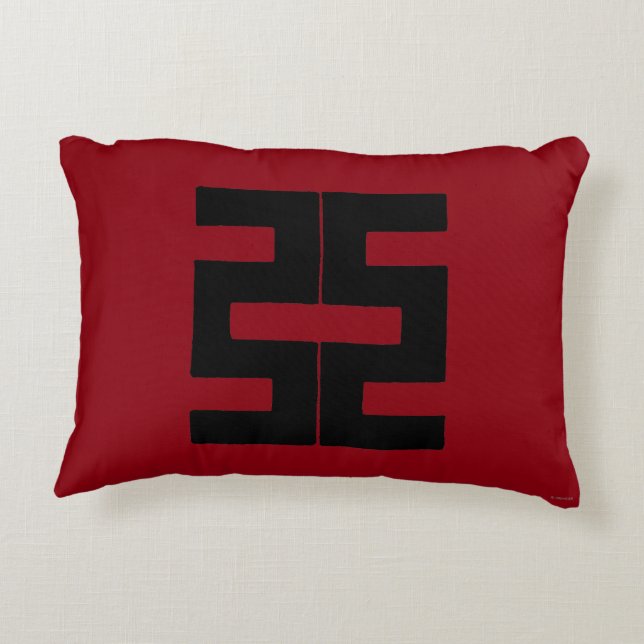 Buddhism: Double Axe Decorative Pillow (Back)