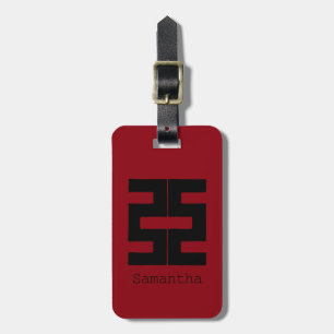Buddhism: Double Axe Luggage Tag