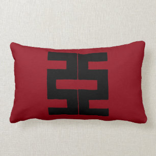 Buddhism: Double Axe Lumbar Pillow
