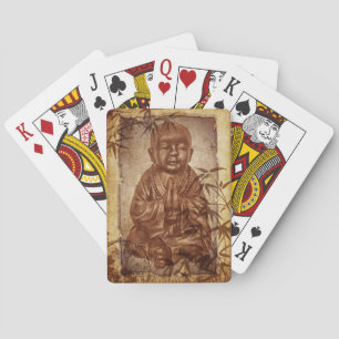 Buddhism Monk - antique style Playing Cards