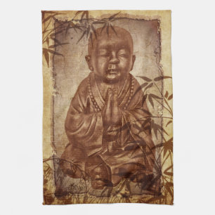 Buddhism Monk Kitchen Towel