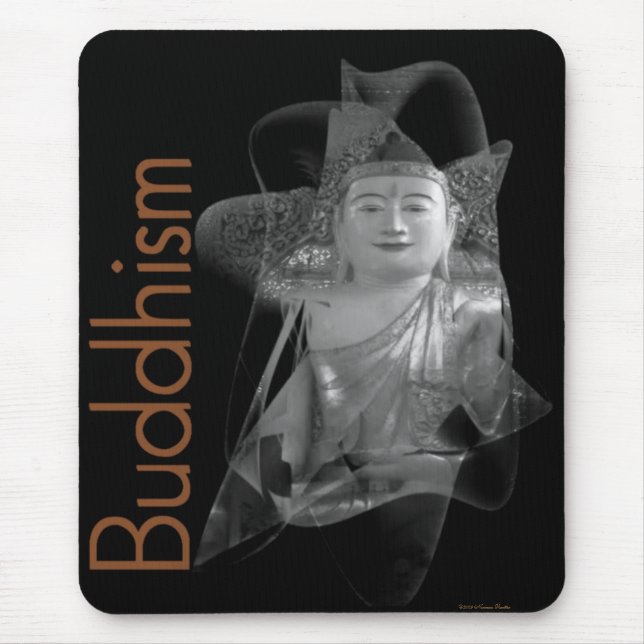 Buddhism Mousepad (Front)