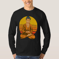 Buddhism Spiritual Meditation Buddhist Retro Sunse
