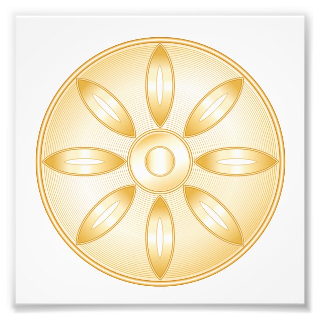 Buddhism Symbol Photo Print (Front)
