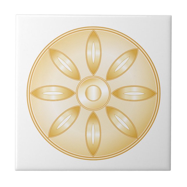 Buddhism Symbol Tile (Front)