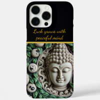 Buddhist Carving: Intricate Leaves & Orbs