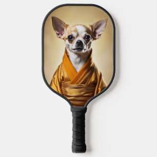Buddhist Chihuahua Pickleball Paddle