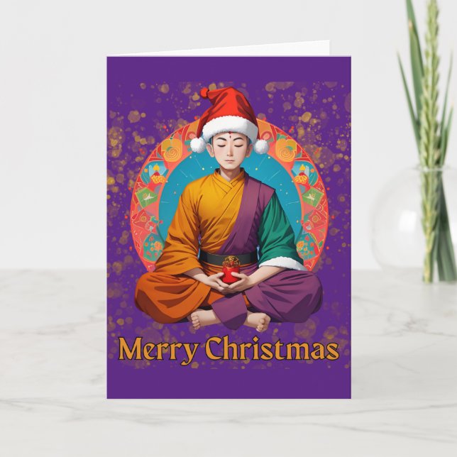 Buddhist Christmas Holiday Card (Front)