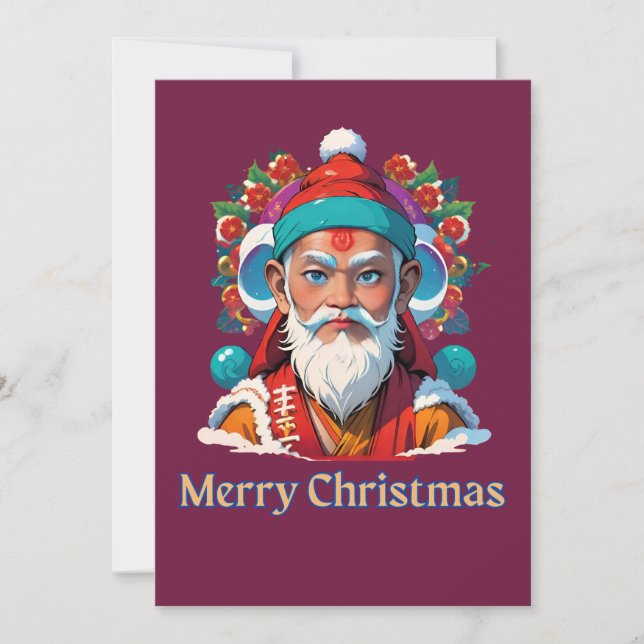 Buddhist Christmas  Holiday Card (Front)